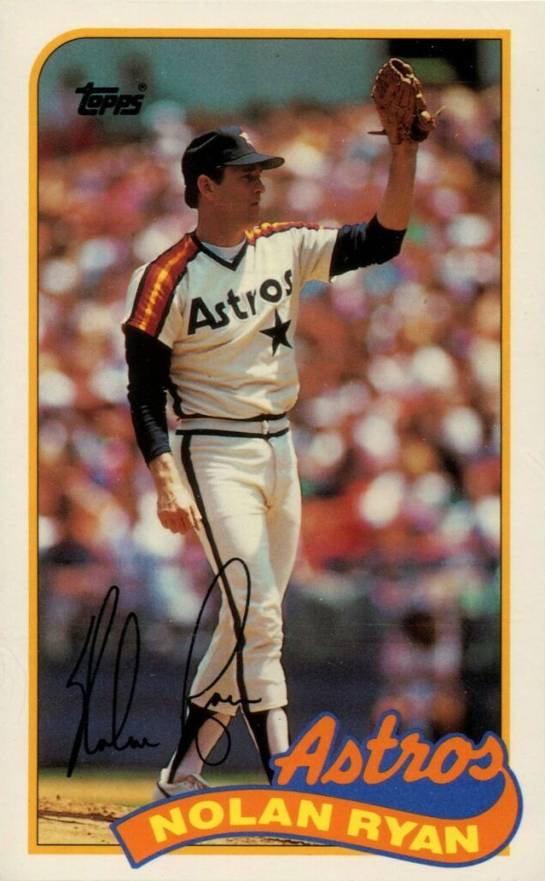 1989 Topps/LJN Baseball Talk Nolan Ryan #70 Baseball Card