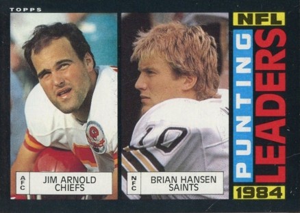 1985 Topps Punting Leaders #197 Football Card