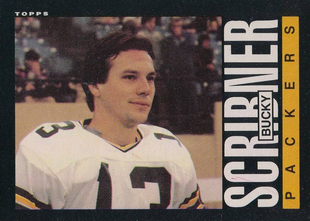 1985 Topps Bucky Scribner #76 Football Card