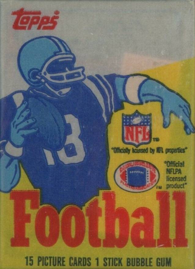 1985 Topps Wax Pack #WP Football Card