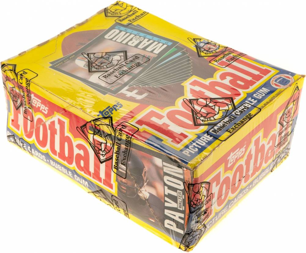 1985 Topps Wax Pack Box #WPB Football Card
