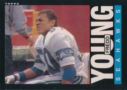 1985 Topps Fredd Young #393 Football Card