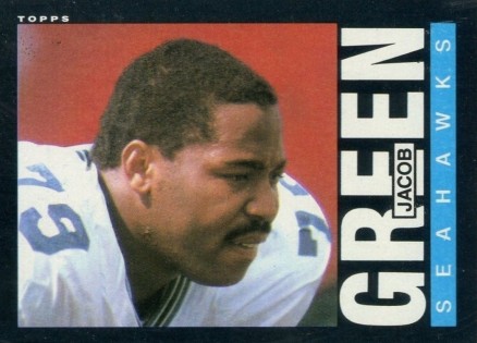 1985 Topps Jacob Green #385 Football Card