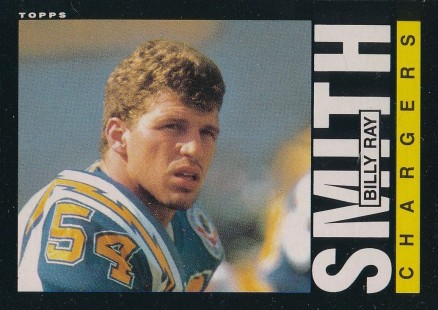 1985 Topps Billy Ray Smith #378 Football Card