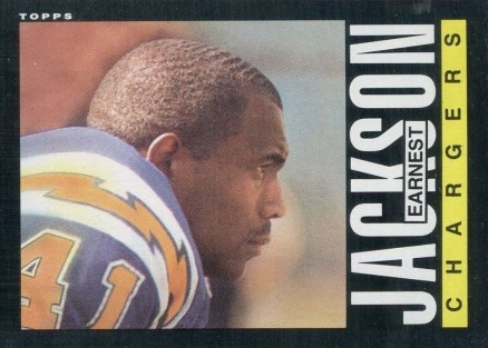 1985 Topps Earnest Jackson #375 Football Card