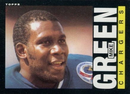 1985 Topps Mike Green #373 Football Card