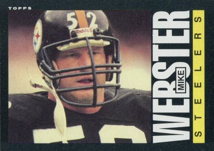 1985 Topps Mike Webster #365 Football Card