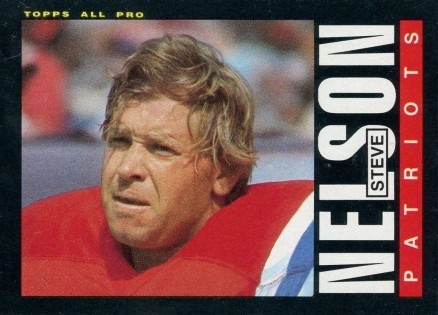 1985 Topps Steve Nelson #330 Football Card