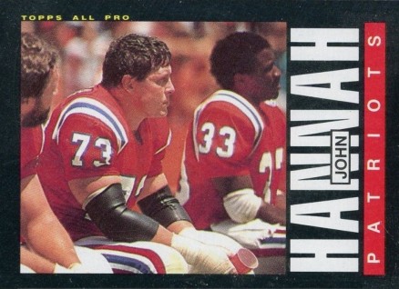 1985 Topps John Hannah #326 Football Card
