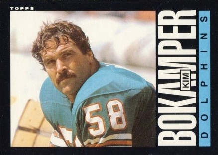 1985 Topps Kim Bokamper #305 Football Card