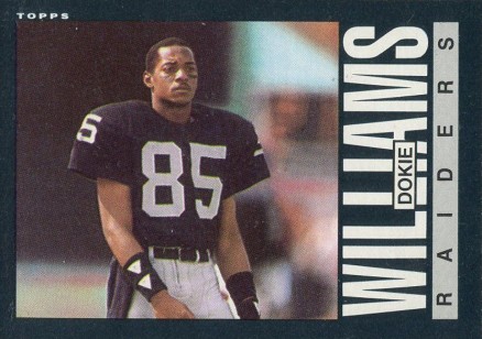 1985 Topps Dokie Williams #298 Football Card
