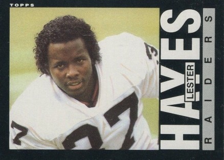 1985 Topps Lester Hayes #289 Football Card