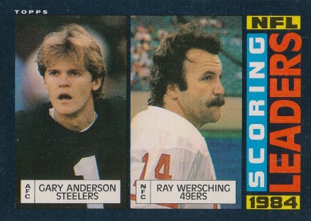1985 Topps Scoring Leaders #195 Football Card