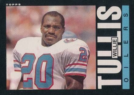 1985 Topps Willie Tullis #256 Football Card