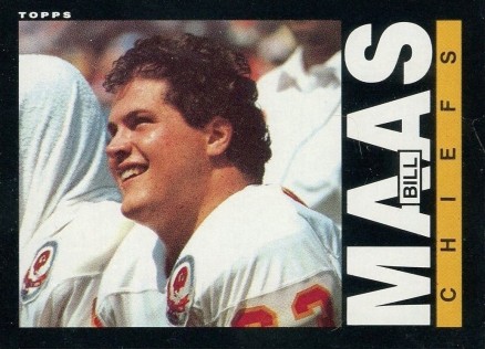 1985 Topps Bill Maas #278 Football Card