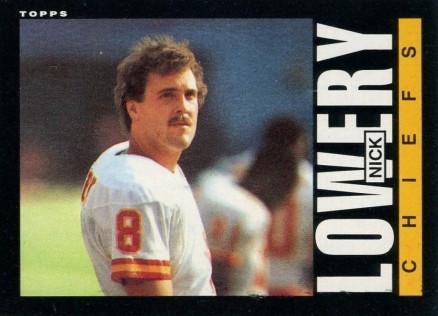 1985 Topps Nick Lowery #277 Football Card