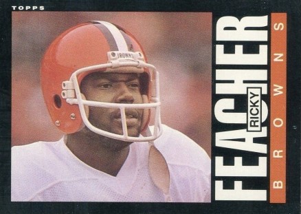 1985 Topps Ricky Feacher #227 Football Card