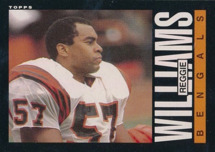 1985 Topps Reggie Williams #220 Football Card