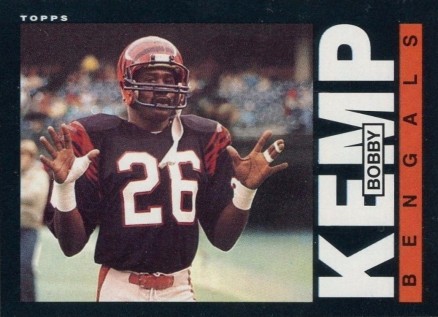 1985 Topps Bobby Kemp #217 Football Card