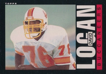 1985 Topps David Logan #173 Football Card