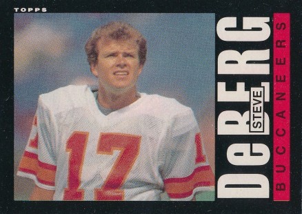 1985 Topps Steve Deberg #169 Football Card