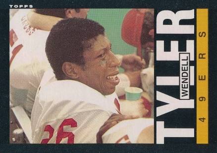 1985 Topps Wendell Tyler #163 Football Card