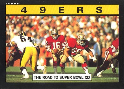 1985 Topps 49ers Team Leaders #148 Football Card