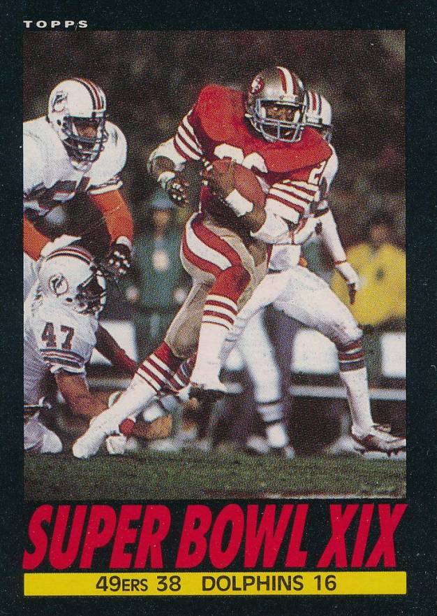 1985 Topps Super Bowl XIX #9 Football Card