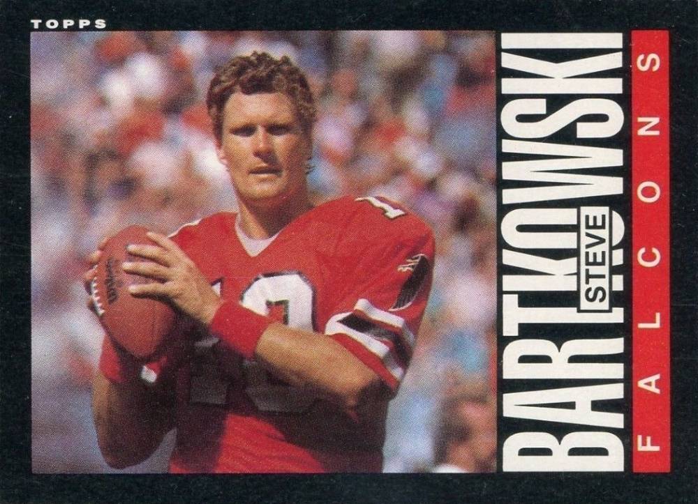 1985 Topps Steve Bartkowski #13 Football Card
