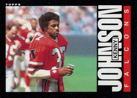 1985 Topps Kenny Johnson #16 Football Card