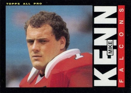 1985 Topps Mike Kenn A #17 Football Card