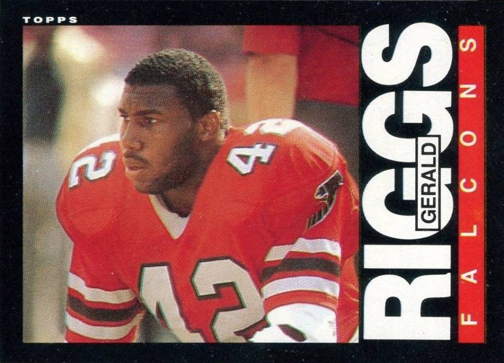 1985 Topps Gerald Riggs #19 Football Card