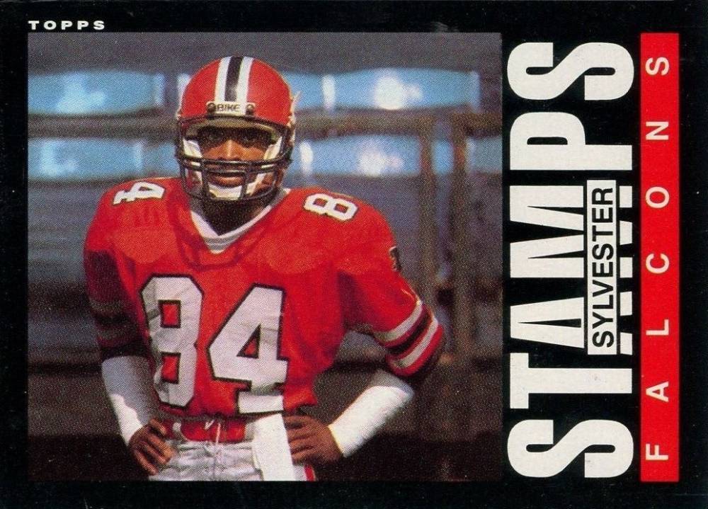 1985 Topps Sylvester Stamps #20 Football Card