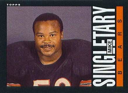 1985 Topps Mike Singletary #34 Football Card