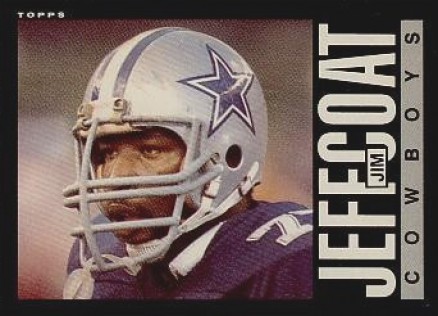 1985 Topps Jim Jeffcoat #45 Football Card