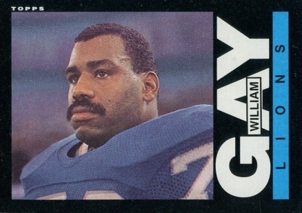 1985 Topps William Gay #59 Football Card