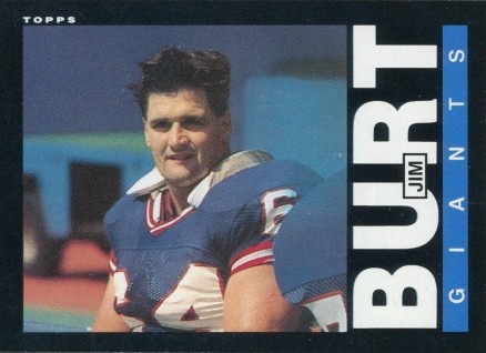 1985 Topps Jim Burt #112 Football Card