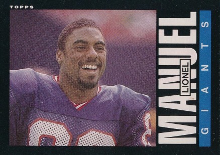 1985 Topps Lionel Manuel #119 Football Card