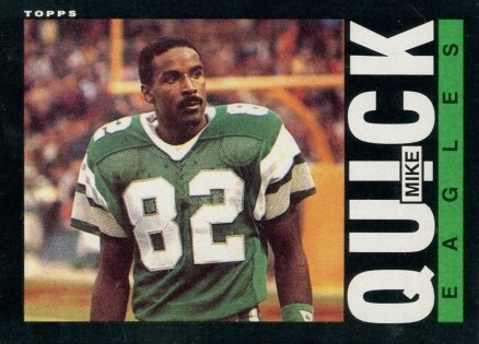 1985 Topps Mike Quick #135 Football Card