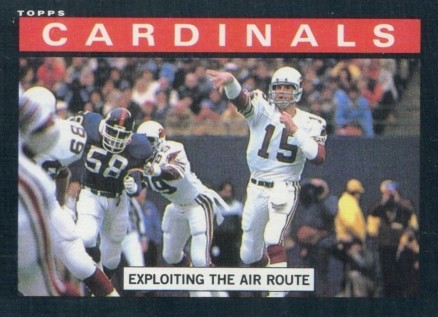 1985 Topps St.louis Cardinals Team Leaders #137 Football Card