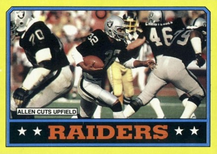 1986 Topps Raiders Team Leaders #60 Football Card