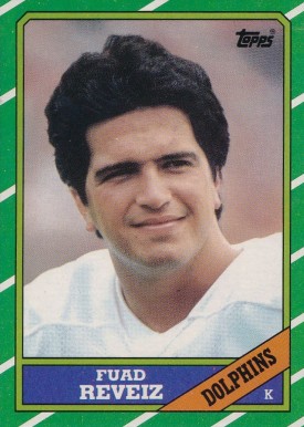 1986 Topps Fuad Reveiz #54 Football Card