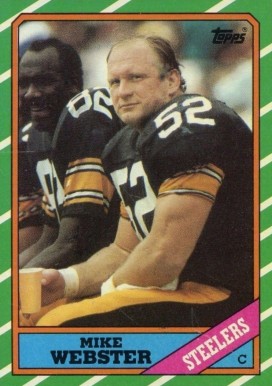 1986 Topps Mike Webster #286 Football Card