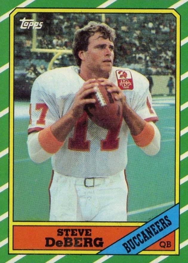 1986 Topps Steve Deberg #373 Football Card