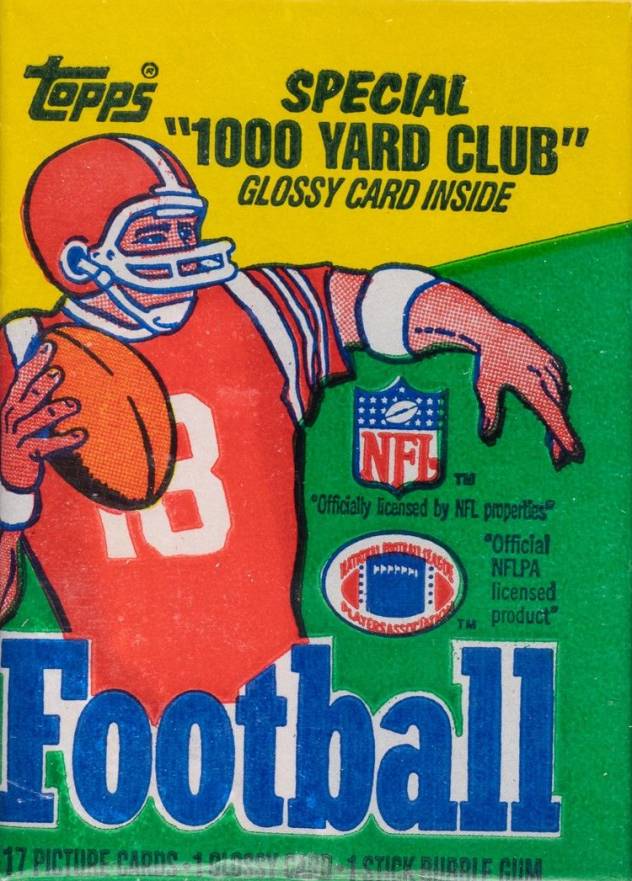 1986 Topps Wax Pack #WP Football Card