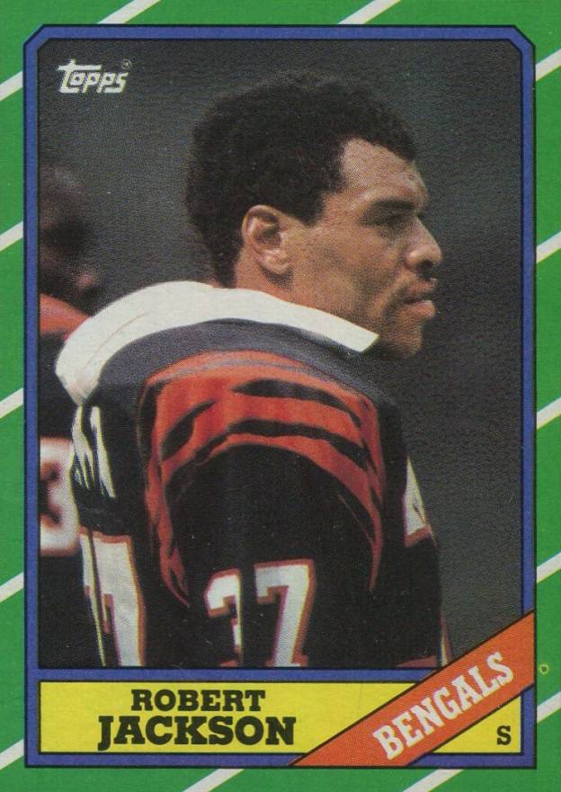 1986 Topps Robert Jackson #266 Football Card