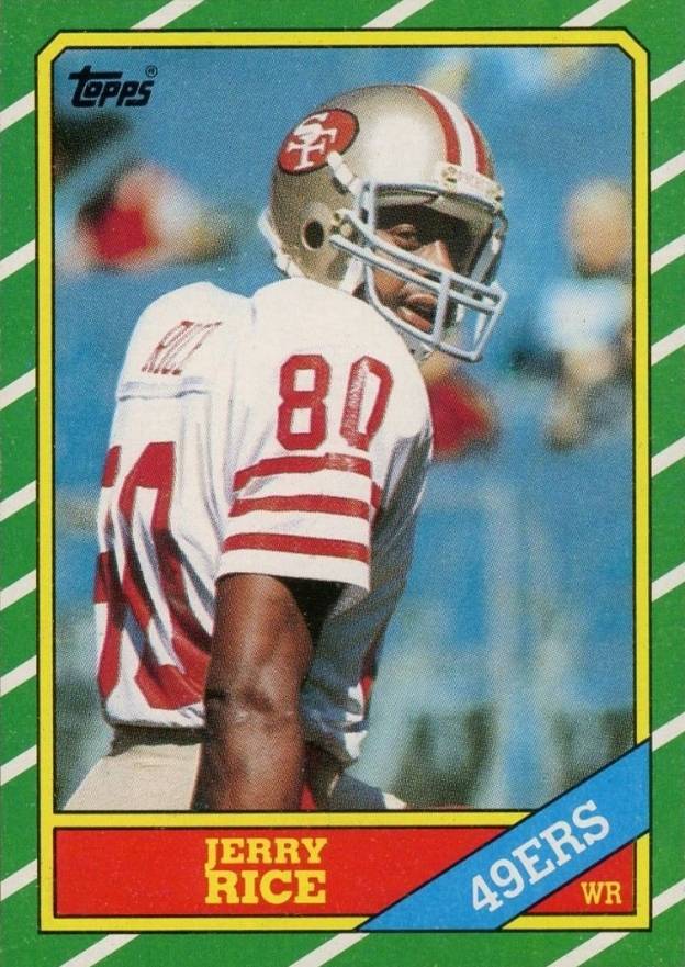 1986 Topps Jerry Rice #161 Football Card