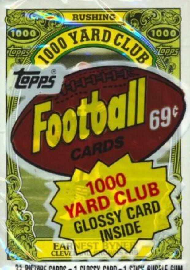 1986 Topps Cello Pack #CP Football Card