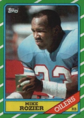 1986 Topps Mike Rozier #351 Football Card