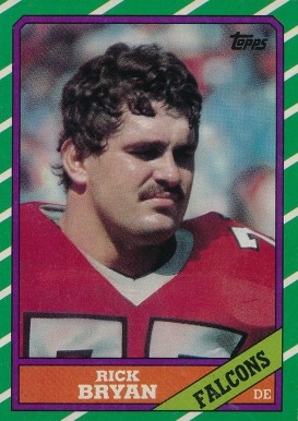 1986 Topps Rick Bryan #369 Football Card